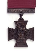 Victoria Cross Medal with Red Ribbon