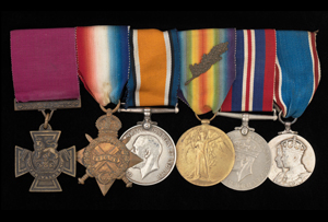 Francis George Miles VC Medals