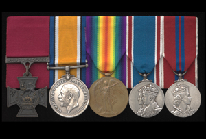 Alfred Wilcox VC Medals